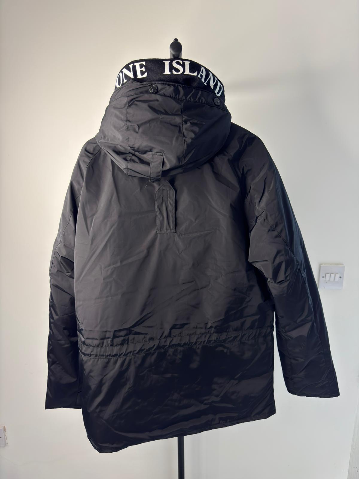 Stone Island Garment Dyed Down Parka – Black (Pre-Loved)