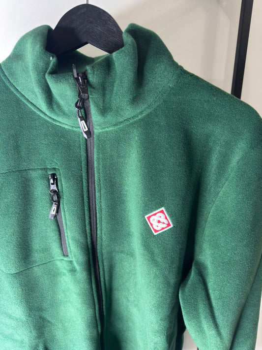 Corteiz CRTZ Full-Zip Fleece Jacket – Forest Green (Pre-Loved)