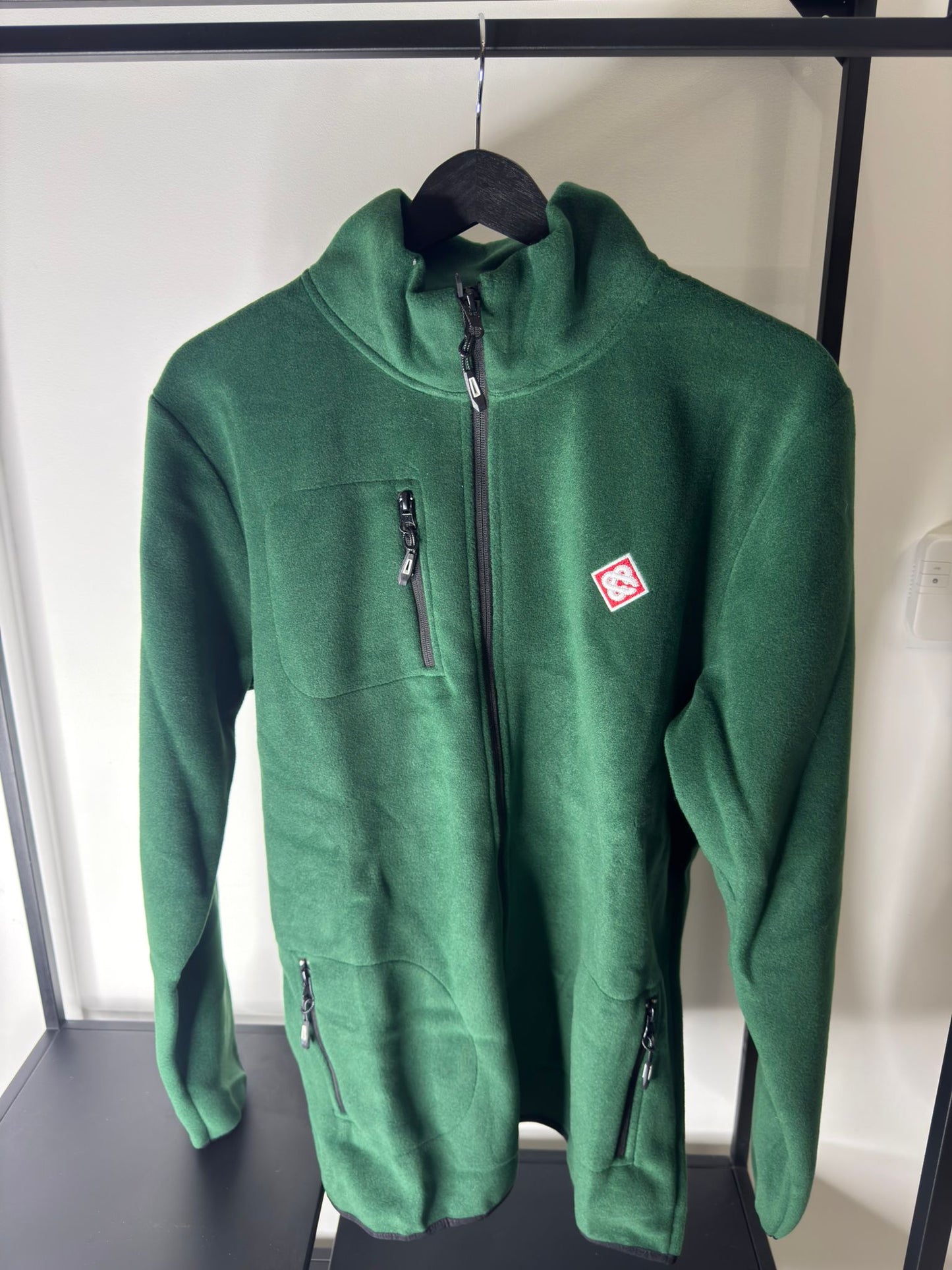 Corteiz CRTZ Full-Zip Fleece Jacket – Forest Green (Pre-Loved)