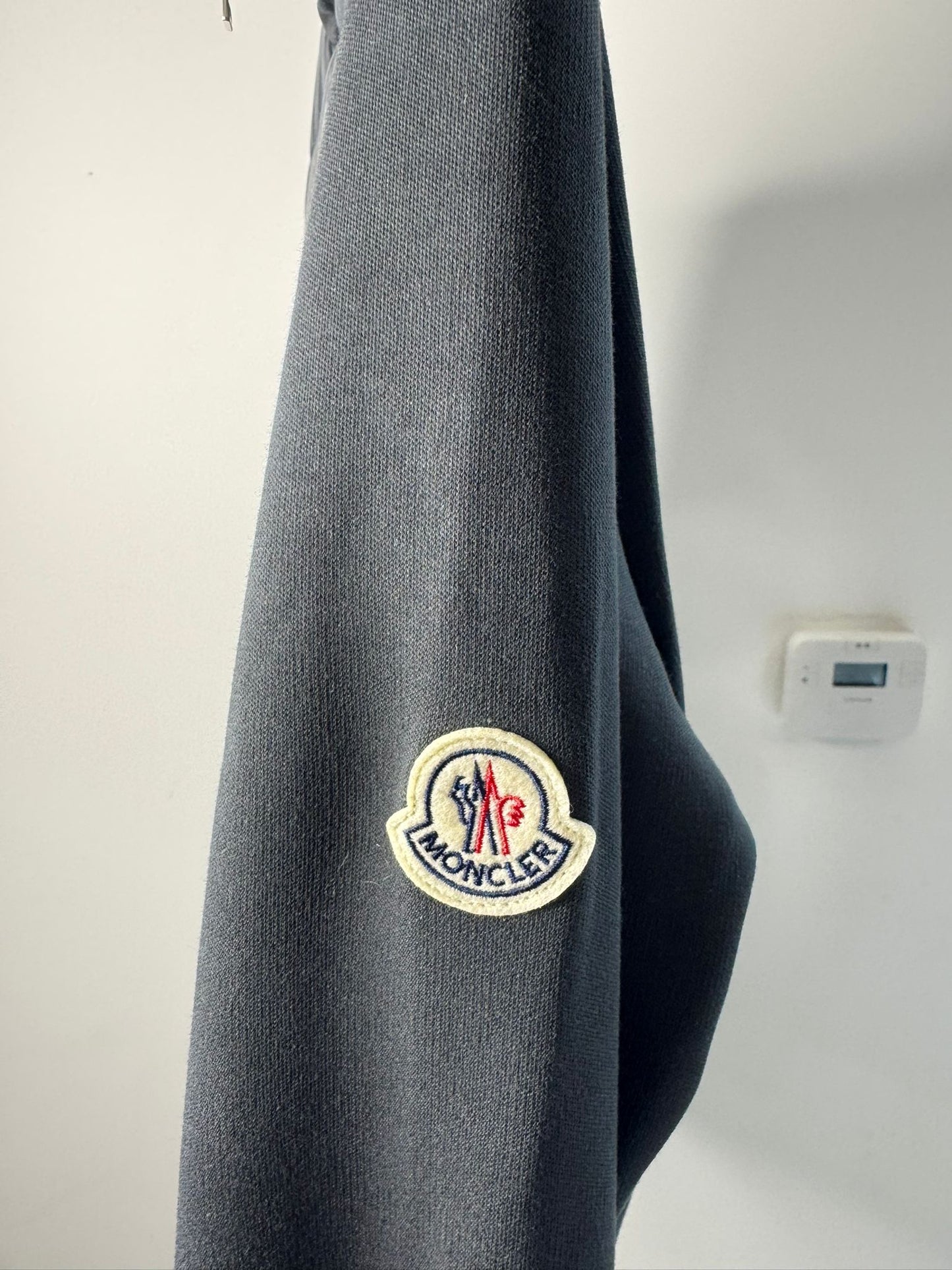 Moncler Quilted Hybrid Zip Jacket – Navy (Pre-Loved)