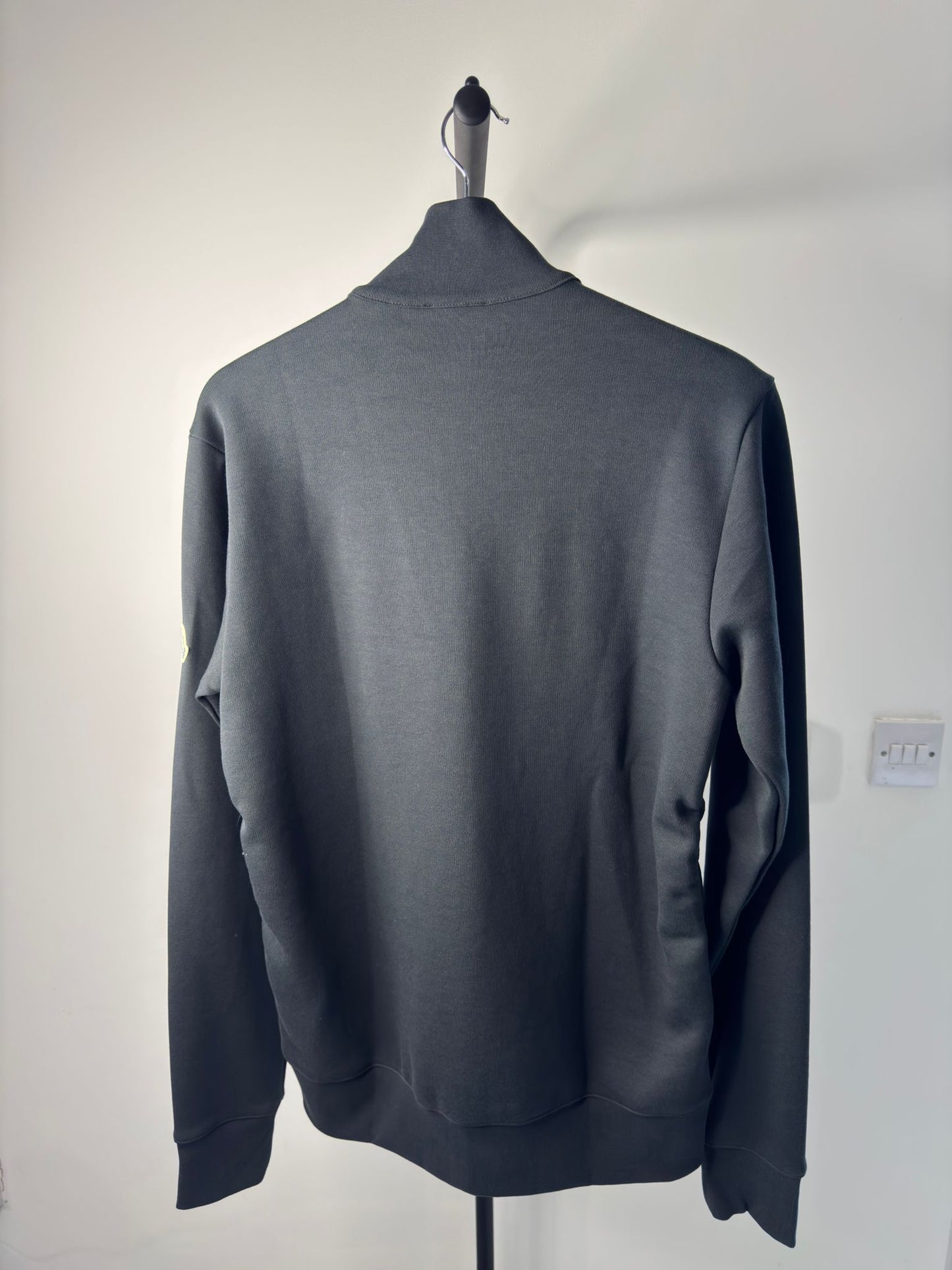 Moncler Quilted Hybrid Zip Jacket – Navy (Pre-Loved)