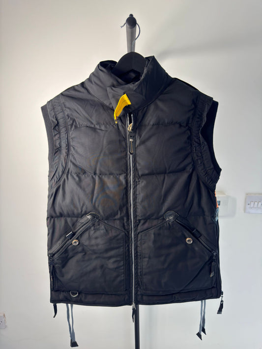 Parajumpers PJS Quilted Down Gilet – Black (Pre-Loved)