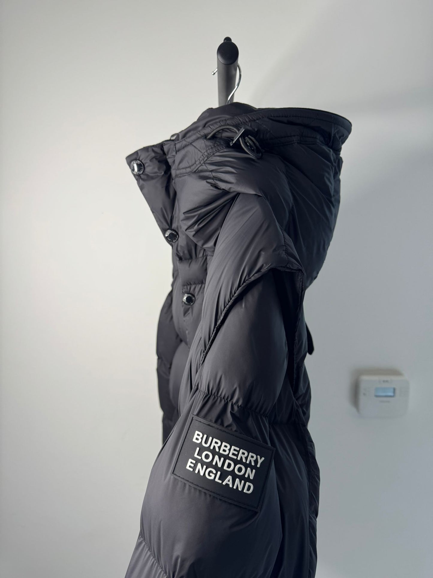 Burberry London England Quilted Down Puffer Jacket – Black (Pre-Loved)