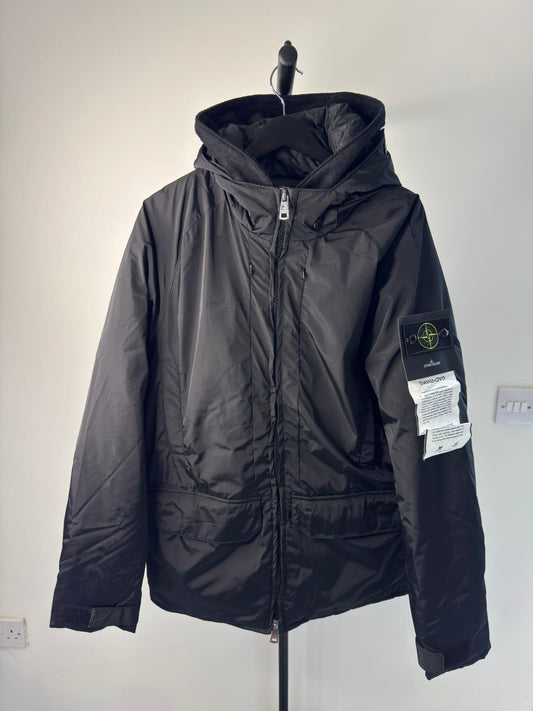 Stone Island Garment Dyed Down Parka – Black (Pre-Loved)